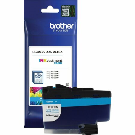 BROTHER INTERNATIONAL Ultra High Yield Cyan Ink Cart LC3039C